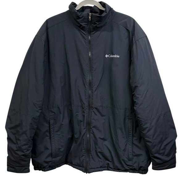 Columbia Jackets & Blazers - Columbia Northern Bound Jacket Womens 2XL Black Fleece Lined Nylon Full Zip